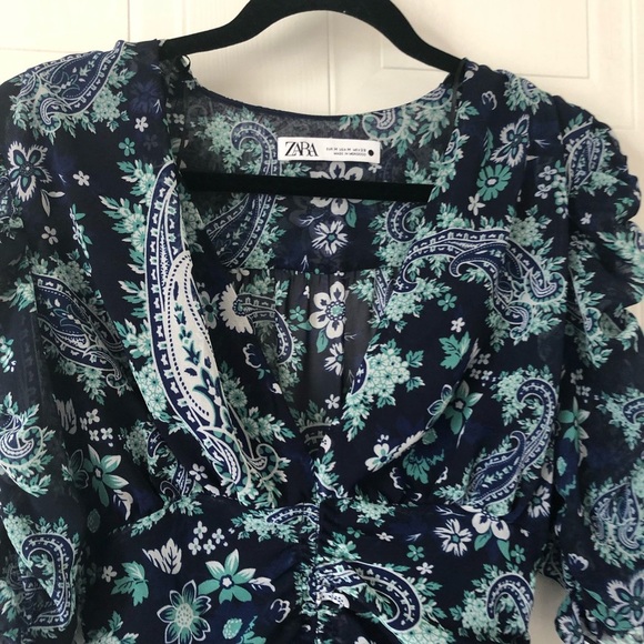 ZARA Draped Mini Dress - Picture 6 of 16